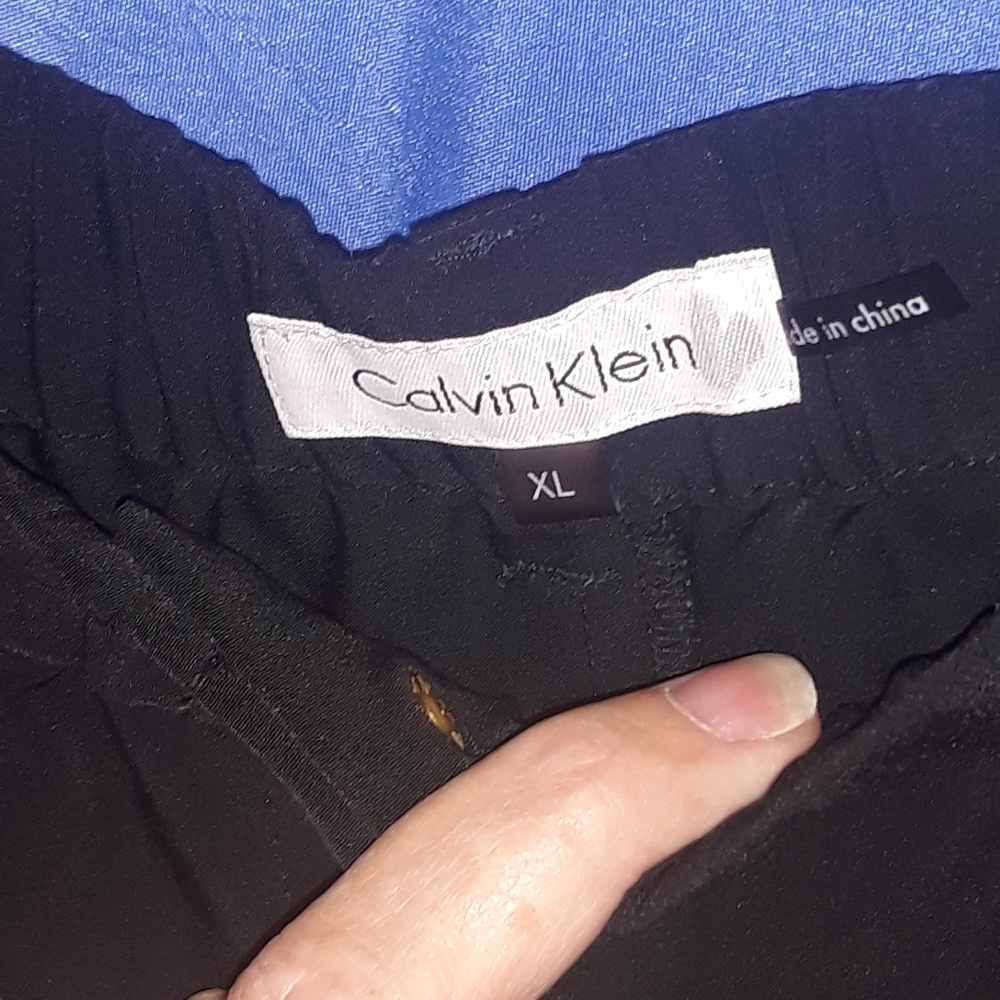 Calvin Klein snap tab capris, dress pants